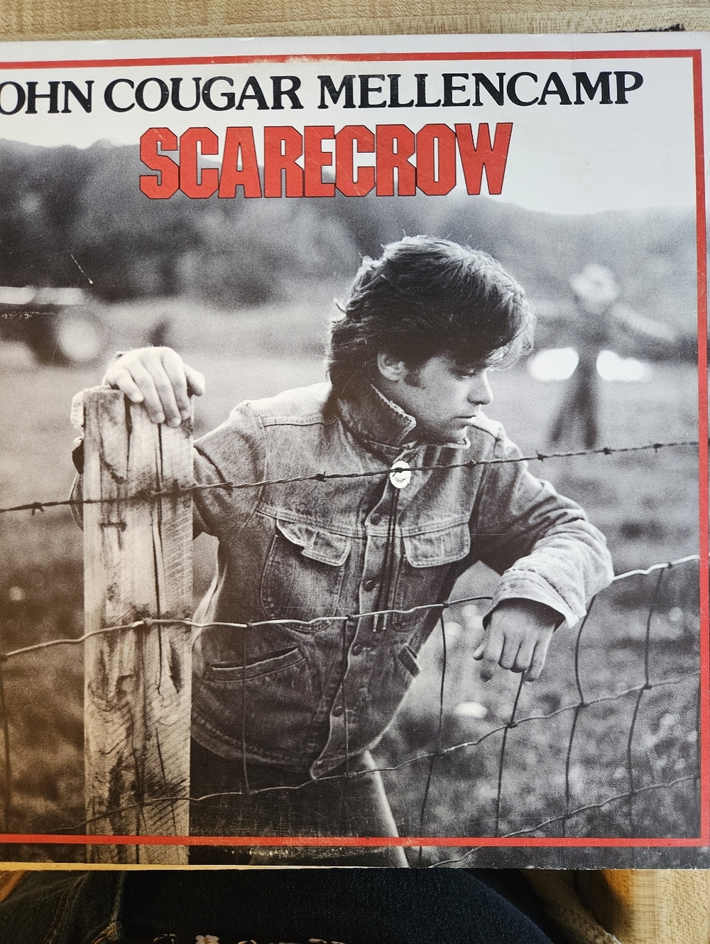 John Cougar Mellencamp "Scarecrow" Vinyl Record 1985 - Picture 2 of 9